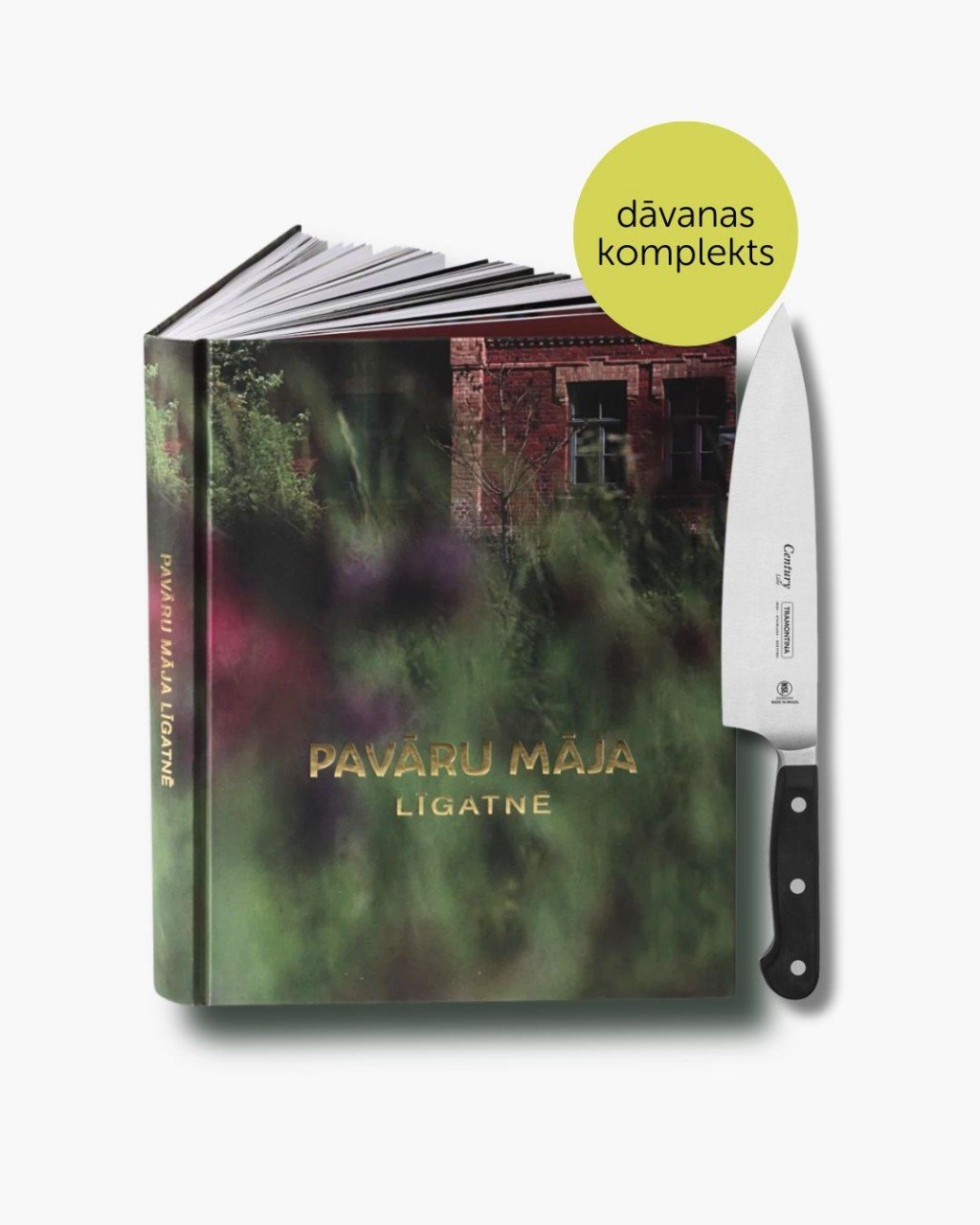 Dāvanu komplekts: Pavāru mājas grāmata + Chef's nazis