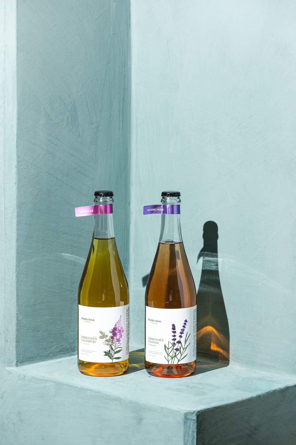 Dzirkstošā lavanda ar upenēm 